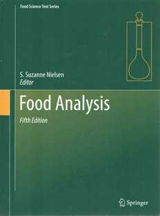 Food Analysis Fifth Edition (TA 2022)