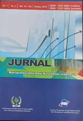 Jurnal Manajemen Informasi Kesehatan Indonesia