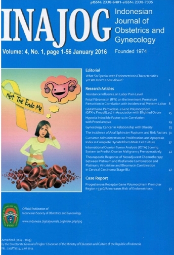 Indonesian Journal of Obstretric Gynecology (INAJOG) 