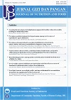 JURNAL GIZI DAN PANGAN (Journal of Nutrition and Food)