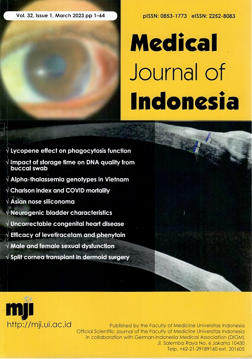 MEDICAL JOURNAL OF INDONESIA (MJI)