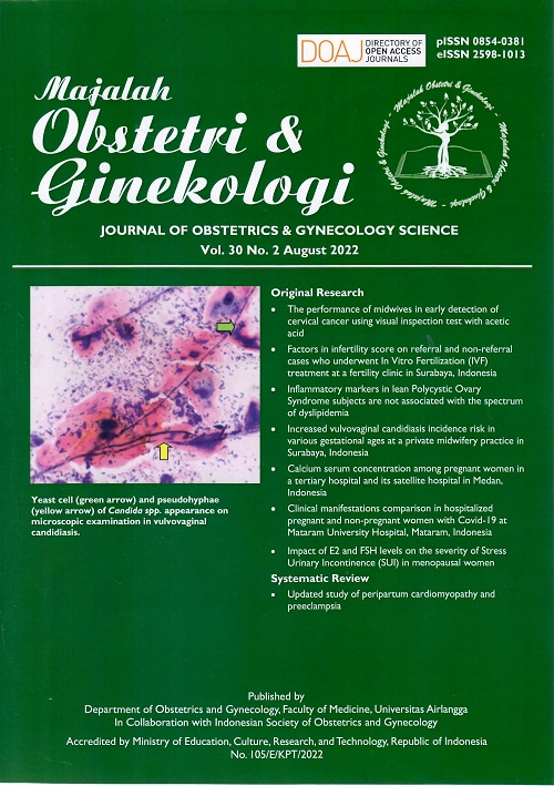Majalah Obstetri & Ginekologi (Journal Of Obstetrics & Gynecology Science)