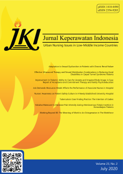 JKI : Jurnal Keperawatan Indonesia
