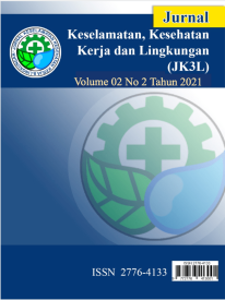 Jurnal Keselamatan, Kesehatan Kerja dan Lingkungan (JK3L)