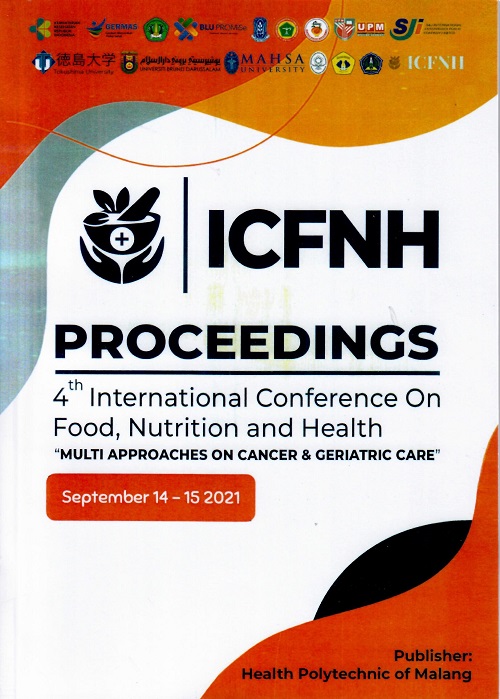 Proceedings : International Conference on Food, Nutrition, and Health (ICFNH) 2021