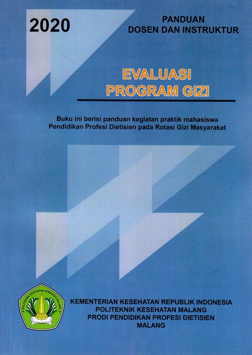 Panduan Dosen dan Instruktur Evaluasi Program Gizi