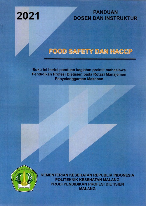 Panduan Dosen dan Instruktur Food Safety Dan HACCP