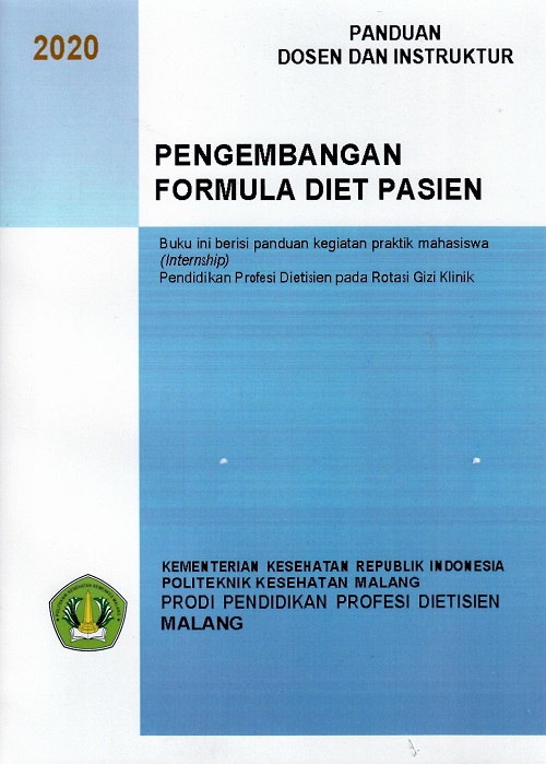 Panduan Dosen dan Instruktur Pengembangan Formula Diet Pasien