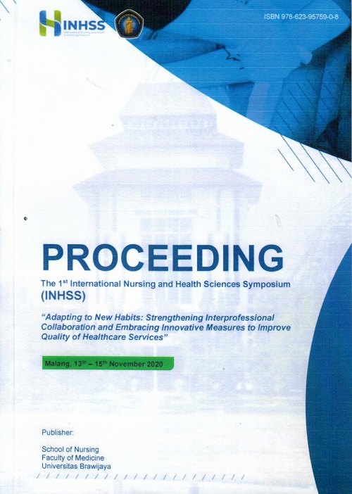 PROCEEDINGS : THE 1ST INTERNATIONAL NURSING AND HEALTH SCIENCES SYMPOSIUM (INHSS)