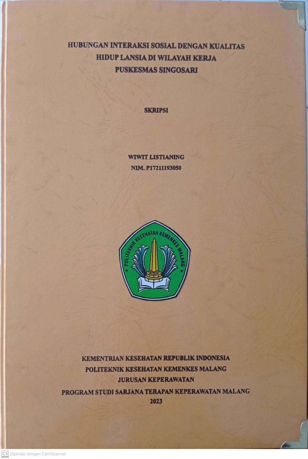 HUBUNGAN INTERAKSI SOSIAL DENGAN KUALITAS HIDUP LANSIA DI WILAYAH KERJA PUSKESMAS SINGOSARI