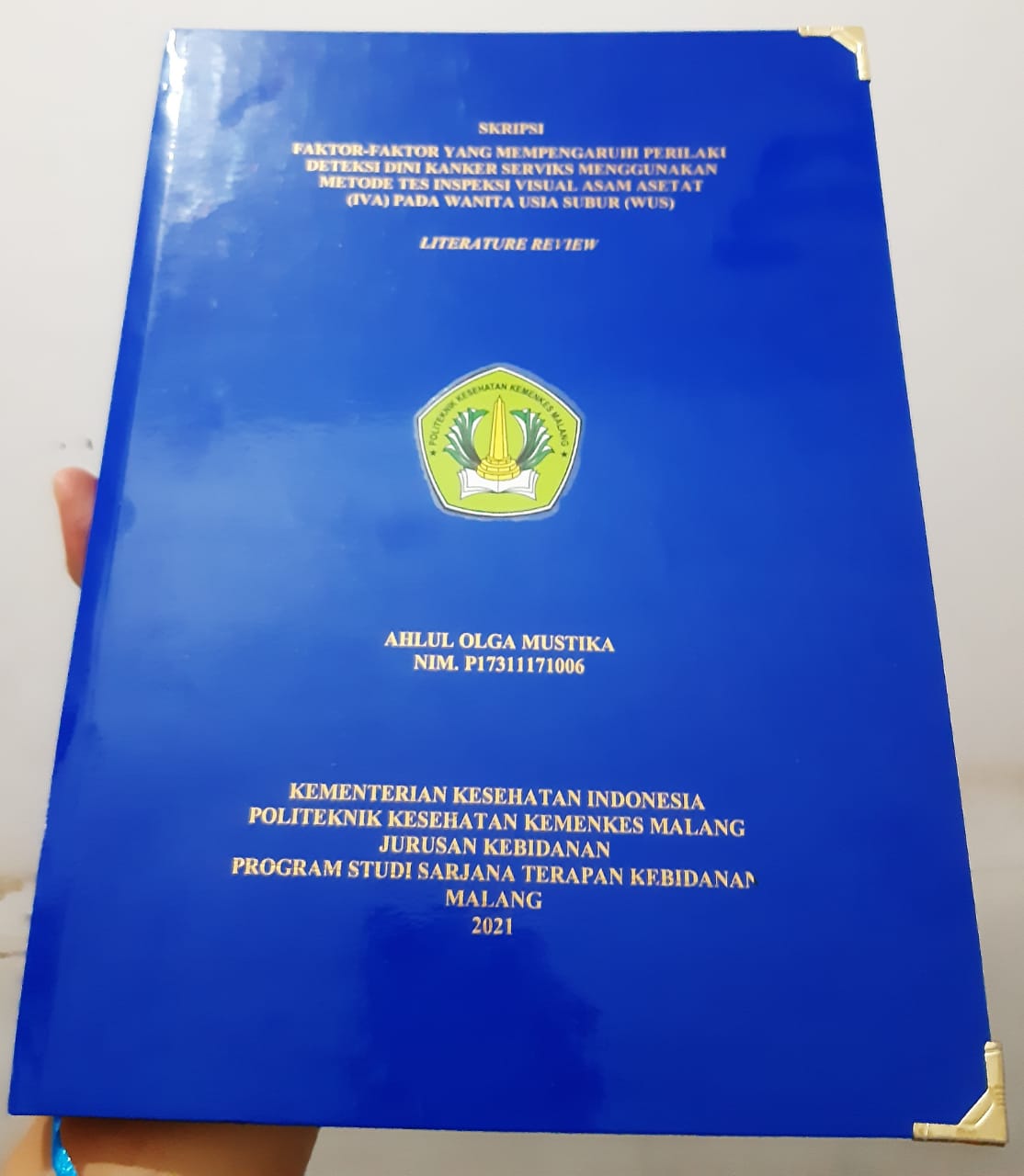 FAKTOR-FAKTOR YANG MEMPENGARUHI PERILAKU DETEKSI DINI KANKER SERVIKS MENGGUNAKAN METODE TES INSPEKSI VISUAL ASAM ASETAT (IVA) PADA WANITA USIA SUBUR (WUS)