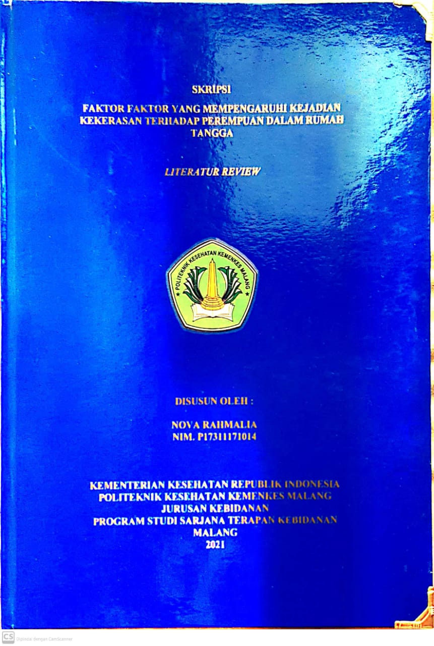 FAKTOR – FAKTOR YANG MEMPENGARUHI KEJADIAN KEKERASAN TERHADAP PEREMPUAN DALAM RUMAH TANGGA