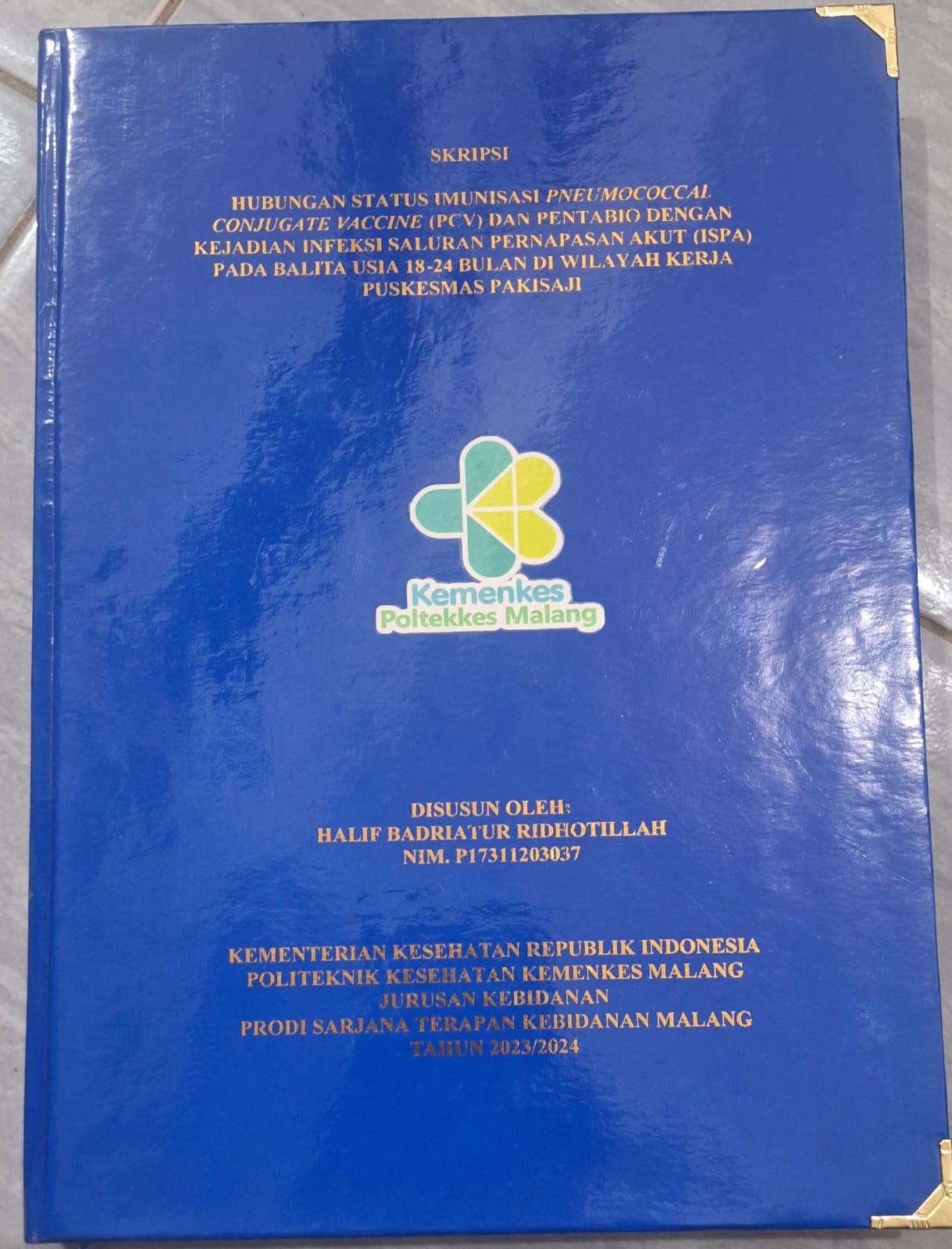 HUBUNGAN STATUS IMUNISASI PNEUMOCOCCAL CONJUGATE VACCINE (PCV) DAN PENTABIO DENGAN KEJADIAN INFEKSI SALURAN PERNAPASAN AKUT (ISPA) PADA BALITA USIA 18-24 BULAN DI WILAYAH KERJA PUSKESMAS PAKISAJI