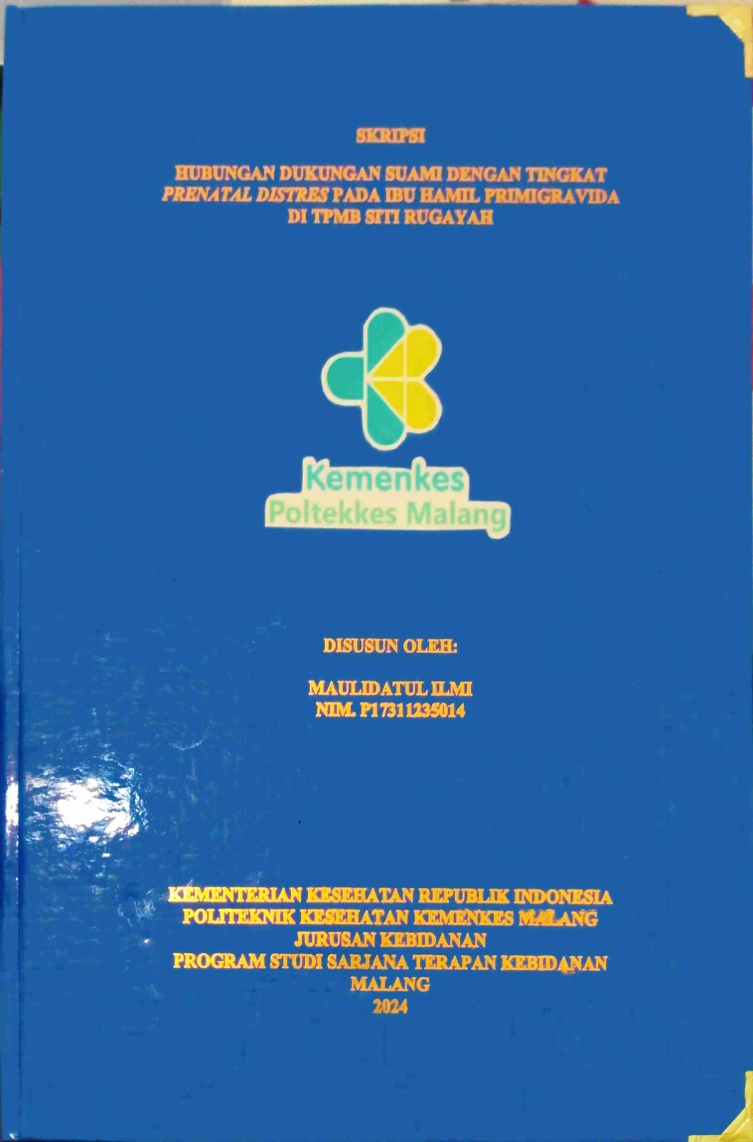 HUBUNGAN DUKUNGAN SUAMI DENGAN TINGKAT  PRENATAL DISTRES PADA IBU HAMIL PRIMIGRAVIDA DI TPMB SITI RUGAYAH