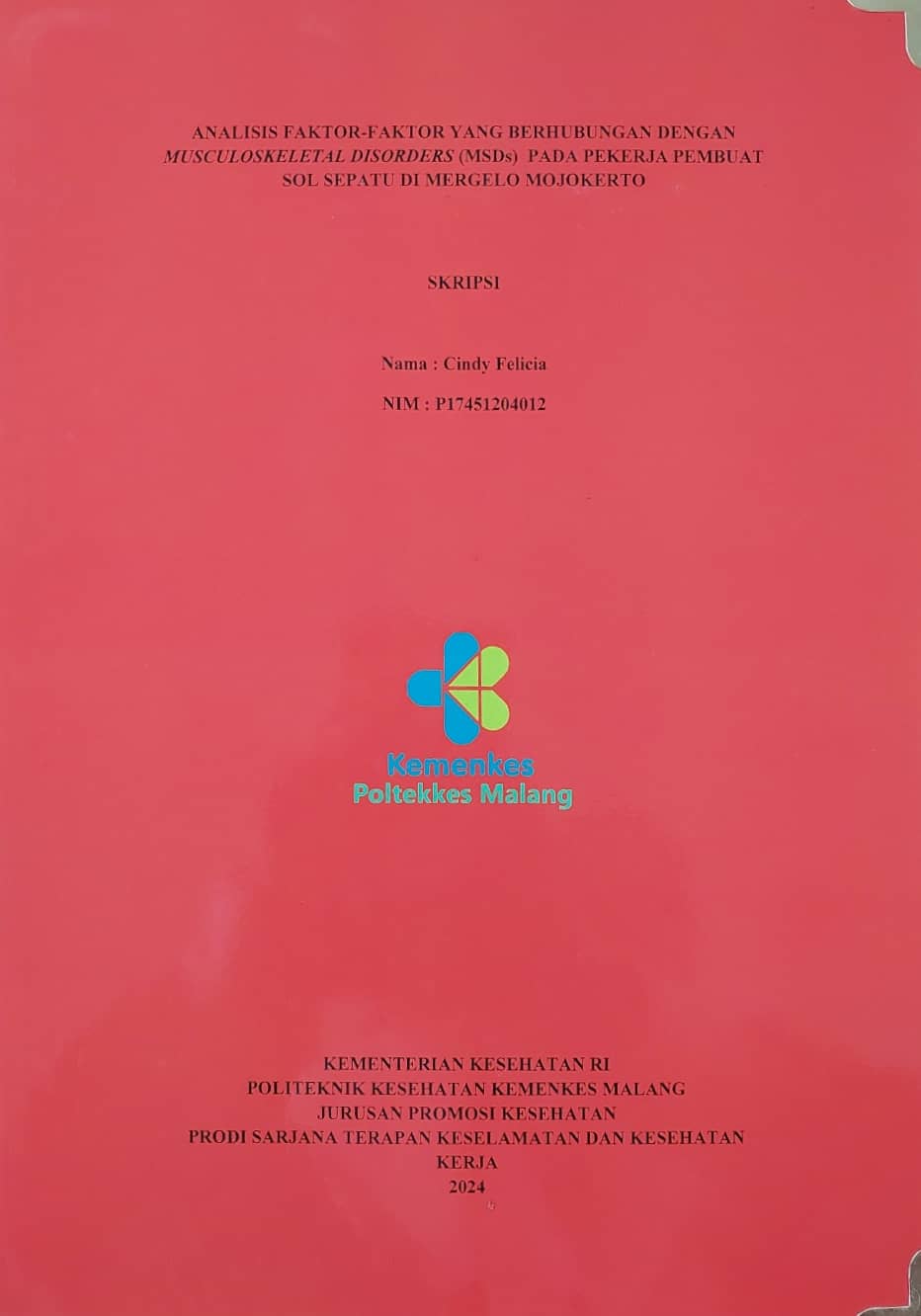 ANALISIS TINGKAT PENGETAHUAN KESELAMATAN DAN KESEHATAN KERJA (K3)MENGENAI LOCKOUT/TAGOUT (LOTO) TERHADAP TINDAKAN TIDAK AMAN (UNSAFE ACTION) DALAM LOCKOUT/TAGOUT (LOTO) PEKERJA DIVISI MANUFACTUR DAN DEVISI ENGGENERING PADA PT.X KABUPATEN BANYUWANGI