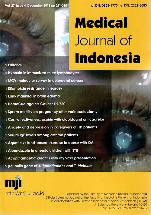 MEDICAL JOURNAL OF INDONESIA (MJI)