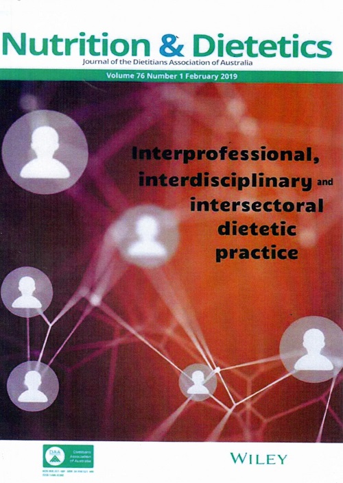 Nutrition & Dietetics Journal Of the Dietitians Association of Australia