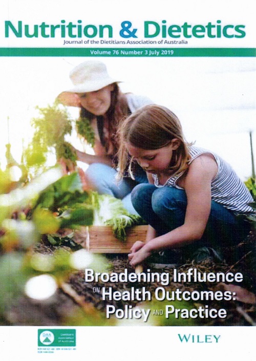 Nutrition & Dietetics Journal Of the Dietitians Association of Australia