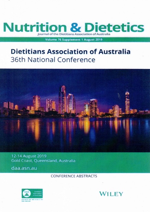 Nutrition & Dietetics Journal Of the Dietitians Association of Australia