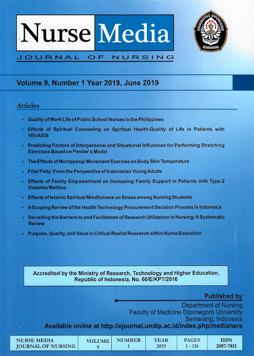 NURSE MEDIA Journal Of Nursing